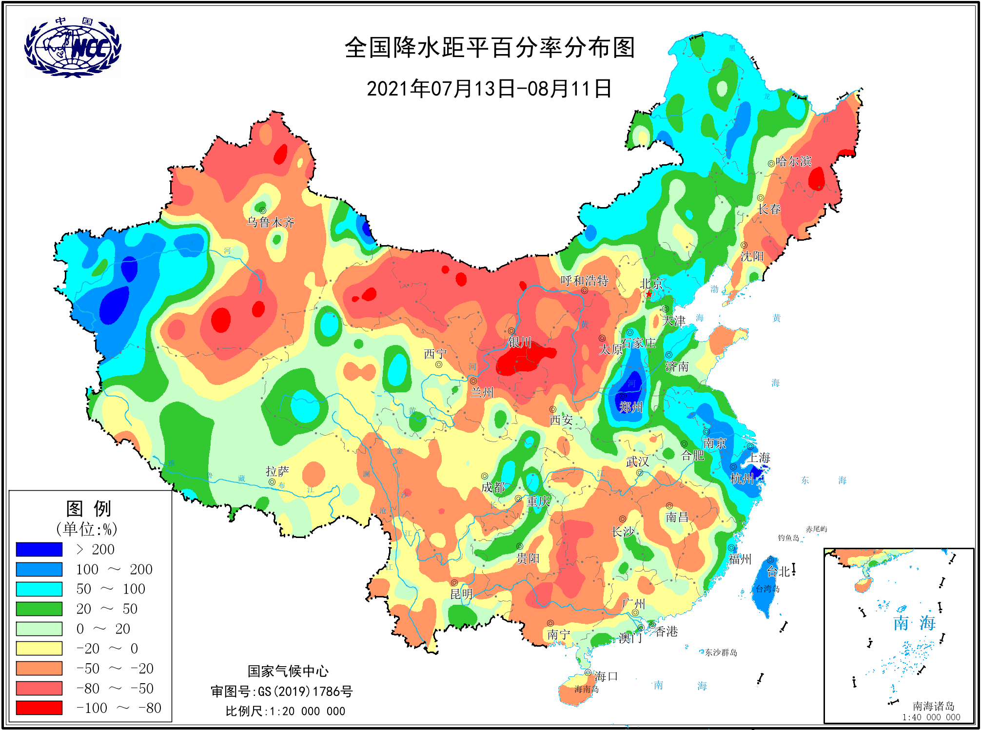 中国东部气温极端特性及其气候特征